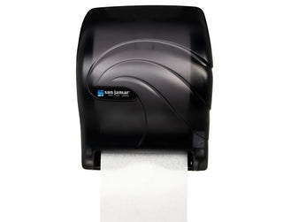 -+DISPENSADOR DE PAPEL TOALLA AUTOMATICO OCEANS, NEGRO PERLA, SAN JAMAR No. T8090TBK.