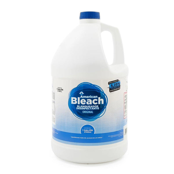 Cloro American Bleach 5.25% - Galón (3.785 Litros).