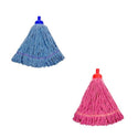 -Mota de Trapeador Tipo Copa DP, 350 Gramos, Azul, Rojo, Dixie.