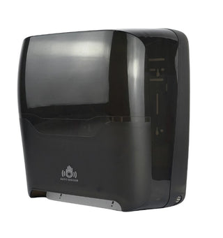 -DISPENSADOR DE PAPEL TOALLA JUMBO, AUTOMÁTICO CON SENSOR, NEGRO, MASTER DIRECT.