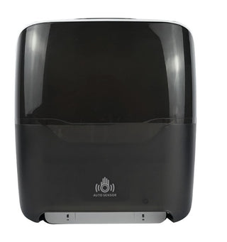 -DISPENSADOR DE PAPEL TOALLA JUMBO, AUTOMÁTICO CON SENSOR, NEGRO, MASTER DIRECT.