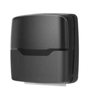 -DISPENSADOR DE PAPEL TOALLA MULTIFOLD, C/Z-FOLD, NEGRO, MASTERDIRECT.