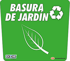 Etiqueta de Reciclaje para Basurero, 