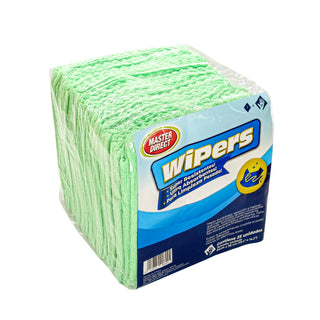 Comprar verdes Paños Wiper de Microfibra Master Direct 13.4” x 14.2”, Azul, Verde, Amarillo, Rojo. Paquete de 25 Unidades